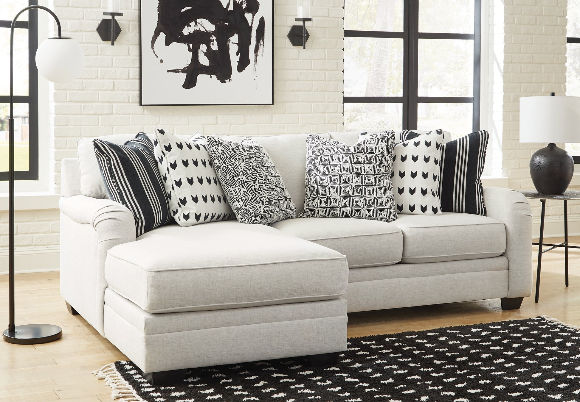 Huntsworth 2-Piece Sectional with Ottoman Signature Design by Ashley®