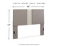 Surancha Queen/Full Panel Headboard with Mirrored Dresser Signature Design by Ashley®