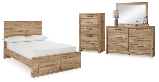 Hyanna Full Panel Storage Bed with Mirrored Dresser and Chest Signature Design by Ashley®