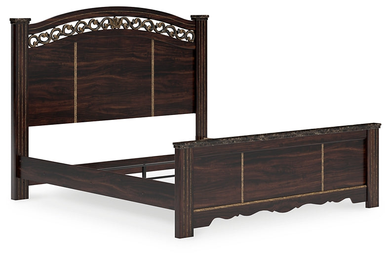 Glosmount Queen Poster Bed Signature Design by Ashley®