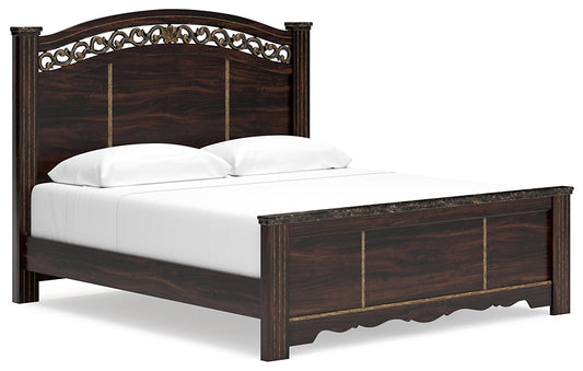 Glosmount Queen Poster Bed Signature Design by Ashley®