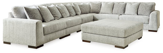 Regent Park 6-Piece Sectional with Ottoman Signature Design by Ashley®