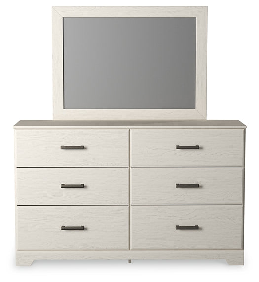 Stelsie Twin Panel Bed with Mirrored Dresser and Chest Signature Design by Ashley®