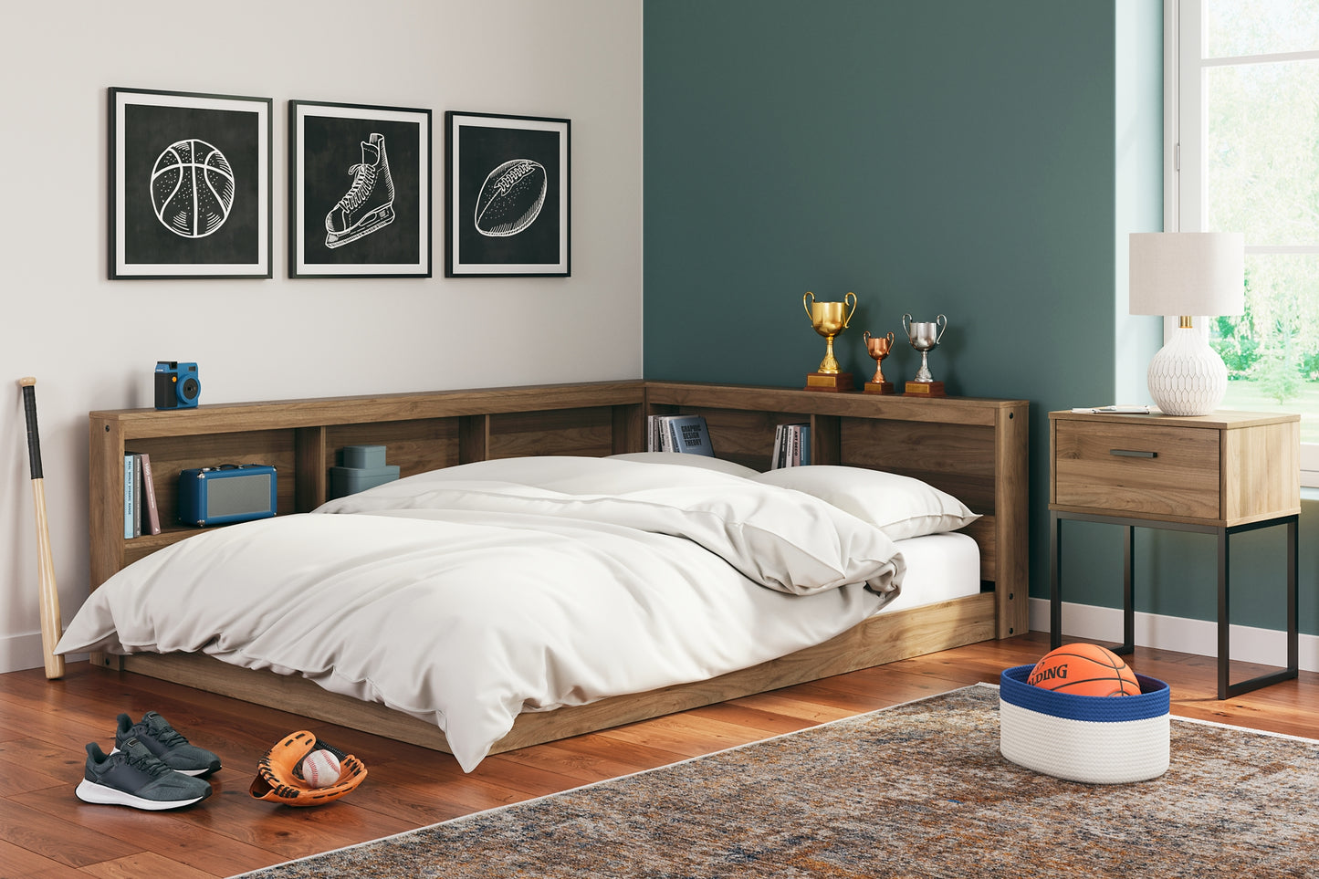 Deanlow Twin Bookcase Storage Bed Signature Design by Ashley®