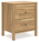Bermacy Two Drawer Night Stand Signature Design by Ashley®