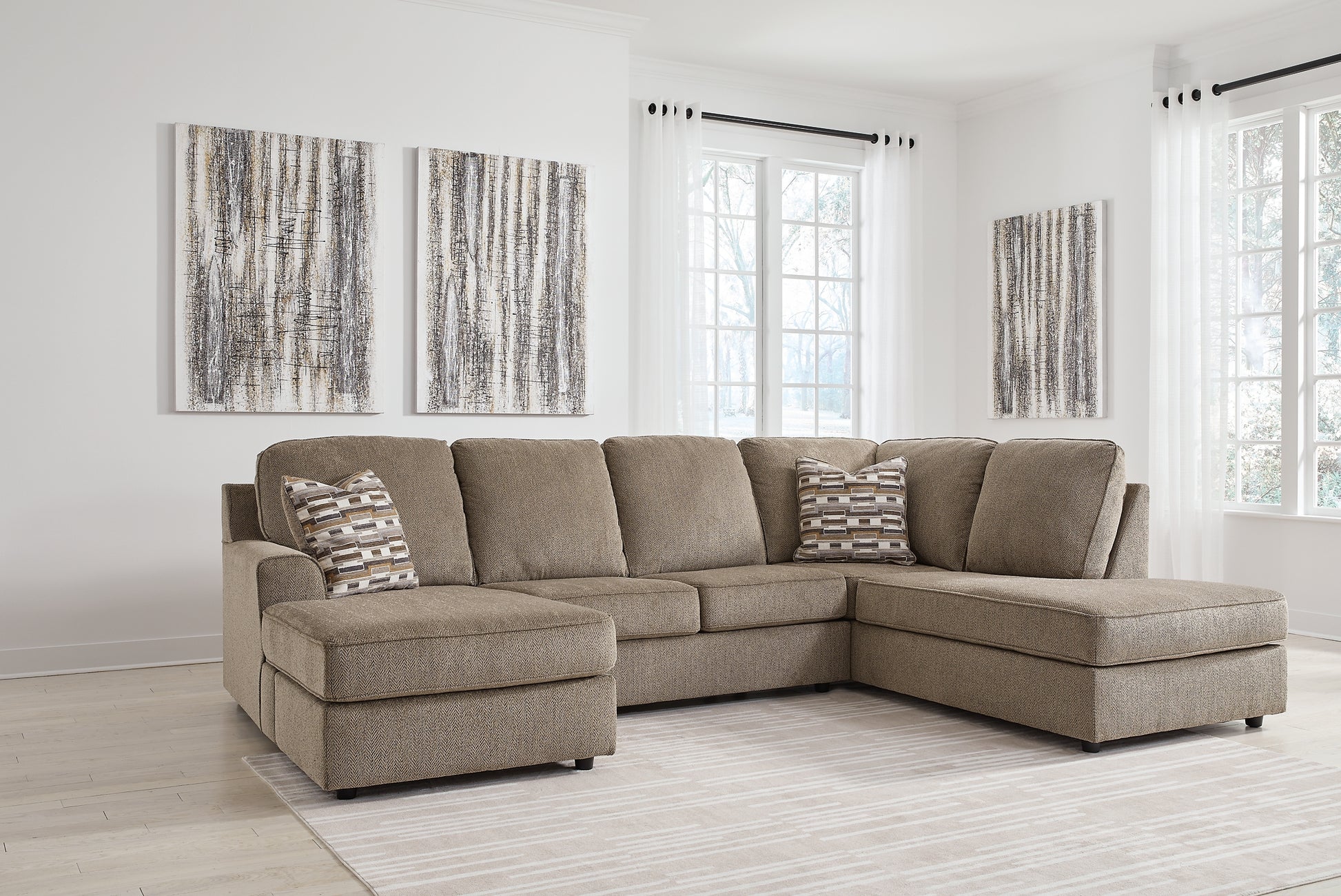 O'Phannon 2-Piece Sectional with Ottoman Signature Design by Ashley®