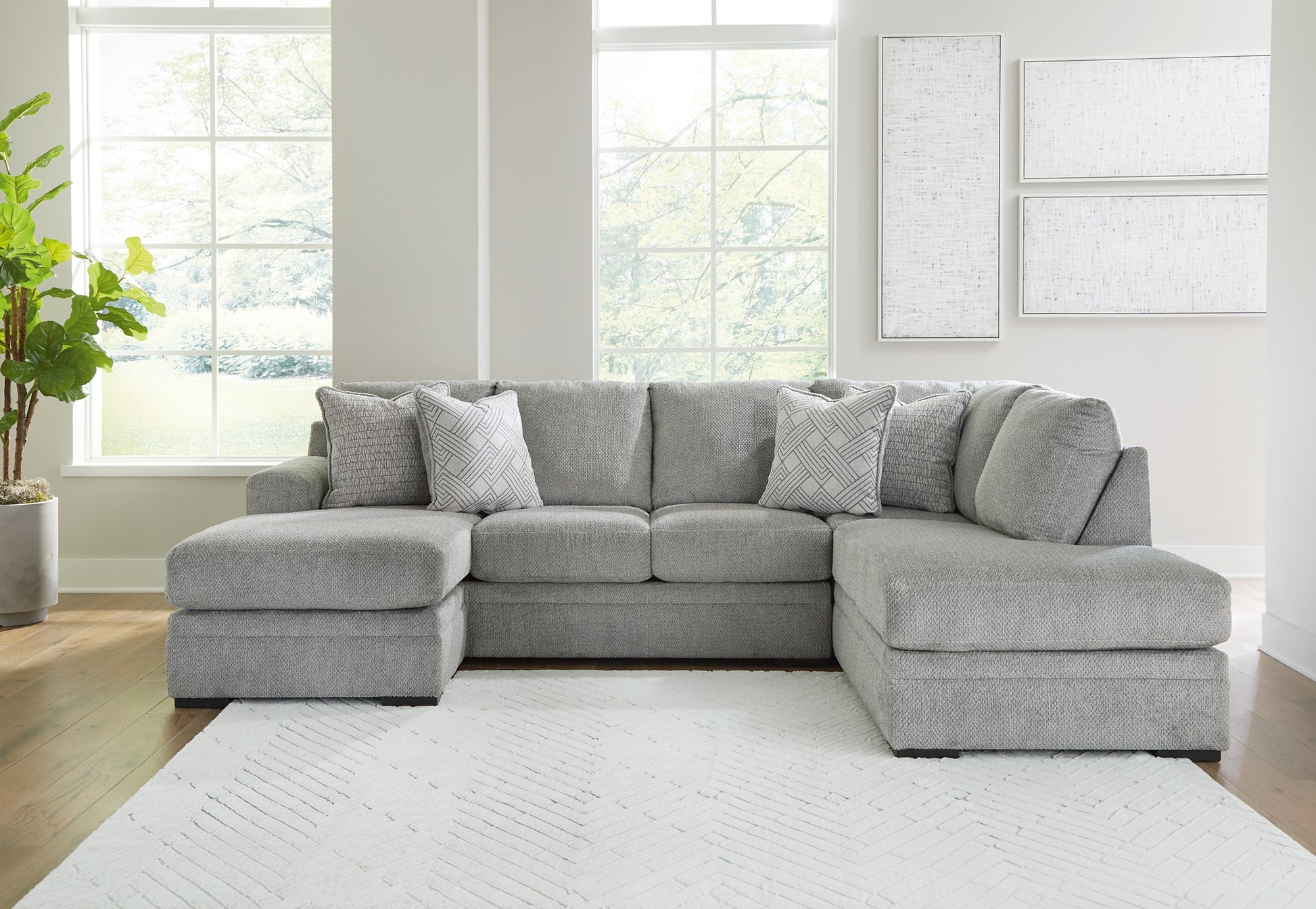 Casselbury 2-Piece Sectional with Ottoman Signature Design by Ashley®