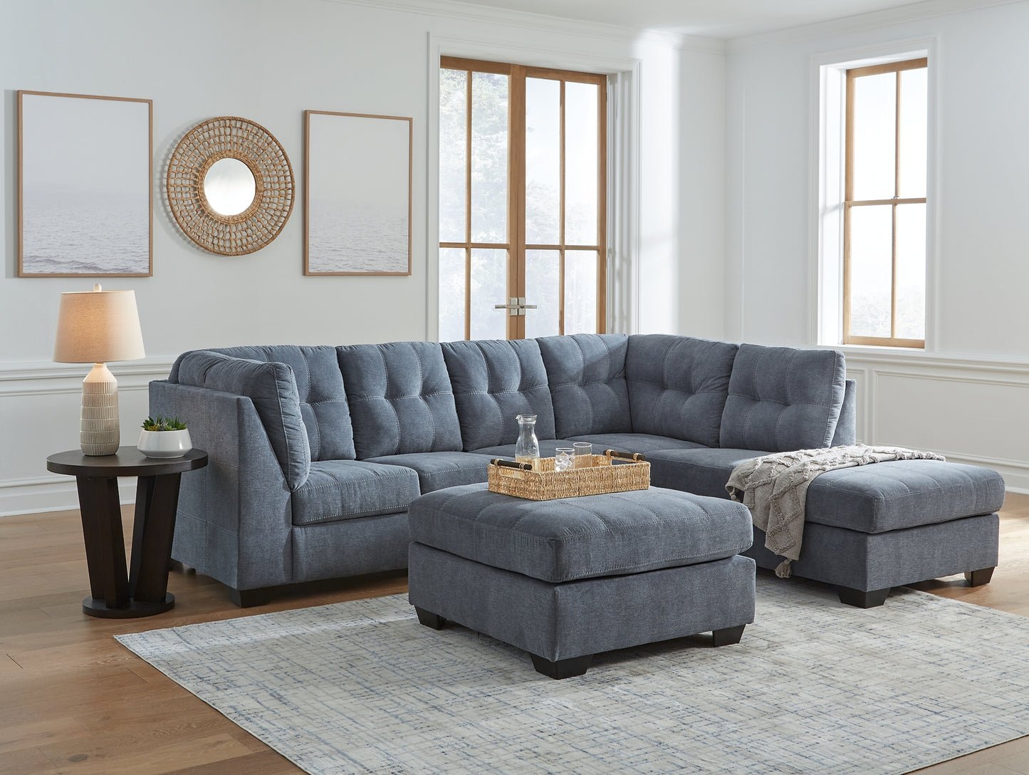 Marleton 2-Piece Sleeper Sectional with Ottoman Signature Design by Ashley®