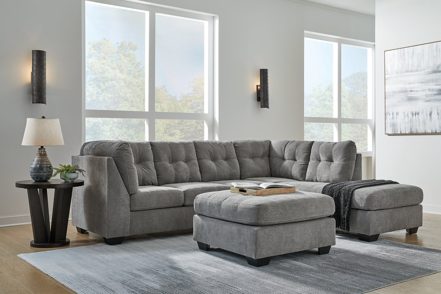 Marleton 2-Piece Sectional with Ottoman Signature Design by Ashley®