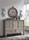 Harrastone King Panel Bed with Dresser Millennium® by Ashley