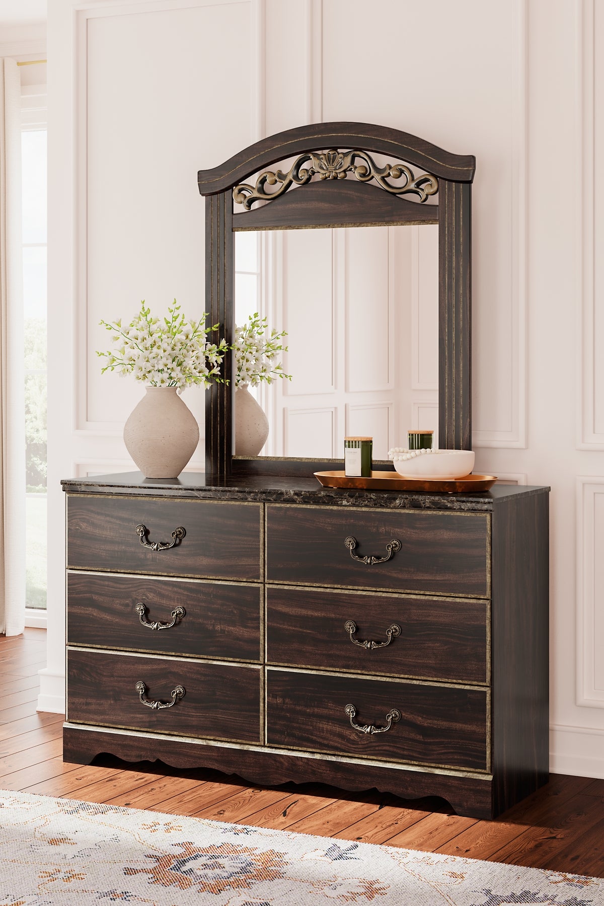 Glosmount Dresser and Mirror Signature Design by Ashley®