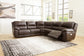 Dunleith 5-Piece Power Reclining Sectional Signature Design by Ashley®