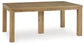 Galliden RECT Dining Room EXT Table Signature Design by Ashley®