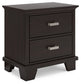 Covetown Two Drawer Night Stand Signature Design by Ashley®