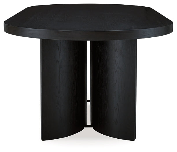 Rowanbeck Oval Dining Room Table Signature Design by Ashley®