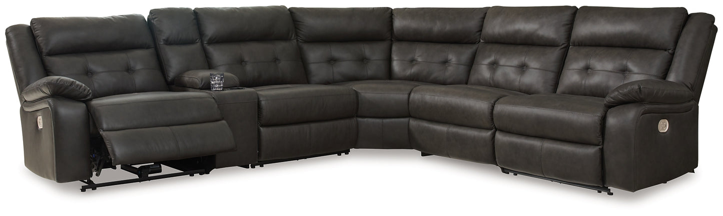 Mackie Pike 6-Piece Power Reclining Sectional Signature Design by Ashley®