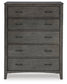 Montillan Queen Panel Bed with Mirrored Dresser, Chest and Nightstand Signature Design by Ashley®