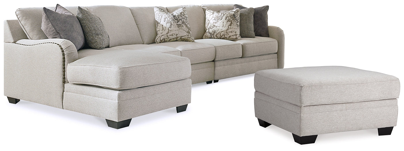 Dellara 3-Piece Sectional with Ottoman Benchcraft®