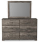 Ralinksi Twin Panel Bed with Mirrored Dresser and Chest Signature Design by Ashley®