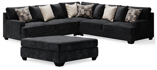 Lavernett 3-Piece Sectional with Ottoman Signature Design by Ashley®