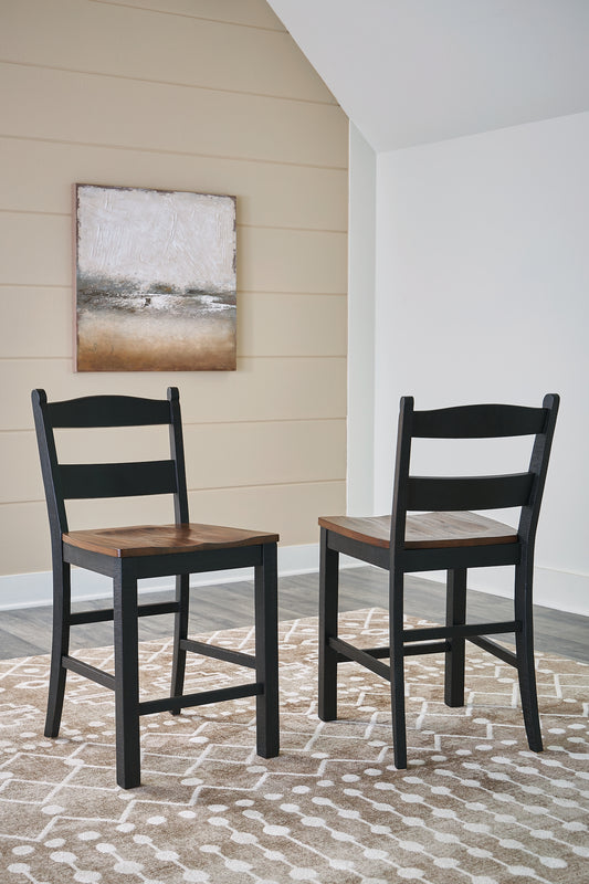 Valebeck Counter Height Barstool (Set of 2) Signature Design by Ashley®