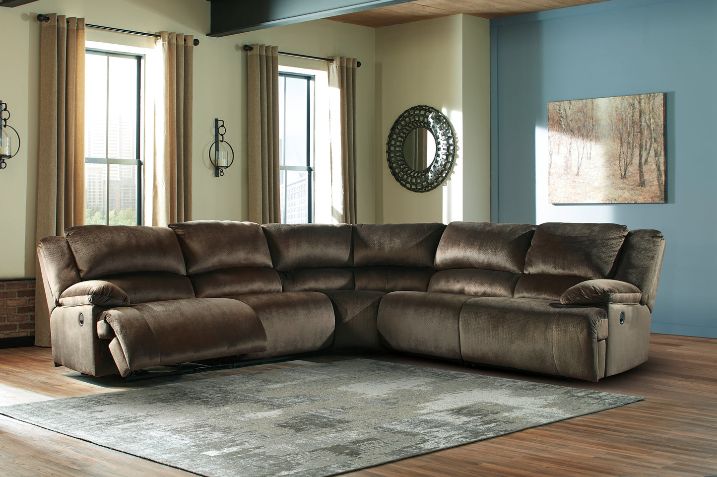 Clonmel 5-Piece Reclining Sectional Signature Design by Ashley®