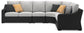 Beachcroft 4-Piece Outdoor Sectional Signature Design by Ashley®