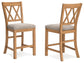 Havonplane Upholstered Barstool (2/CN) Signature Design by Ashley®