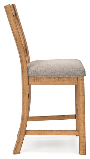Havonplane Upholstered Barstool (2/CN) Signature Design by Ashley®