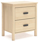 Cabinella Two Drawer Night Stand Signature Design by Ashley®