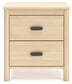 Cabinella Two Drawer Night Stand Signature Design by Ashley®