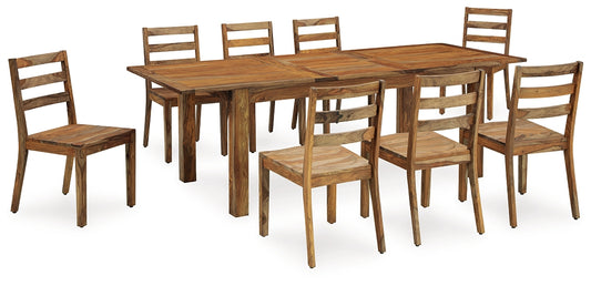 Dressonni Dining Table and 8 Chairs Signature Design by Ashley®