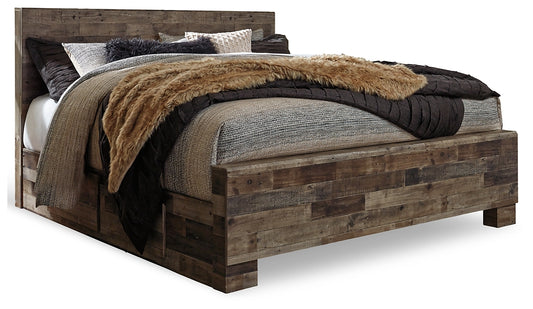 Derekson Queen Panel Bed with 2 Side Storage Signature Design by Ashley®