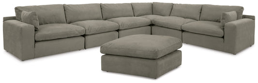 Next-Gen Gaucho 6-Piece Sectional with Ottoman Signature Design by Ashley®