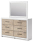 Charbitt Full Panel Bed with Mirrored Dresser, Chest and 2 Nightstands Signature Design by Ashley®